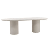 Emeric White Outdoor Dining Table